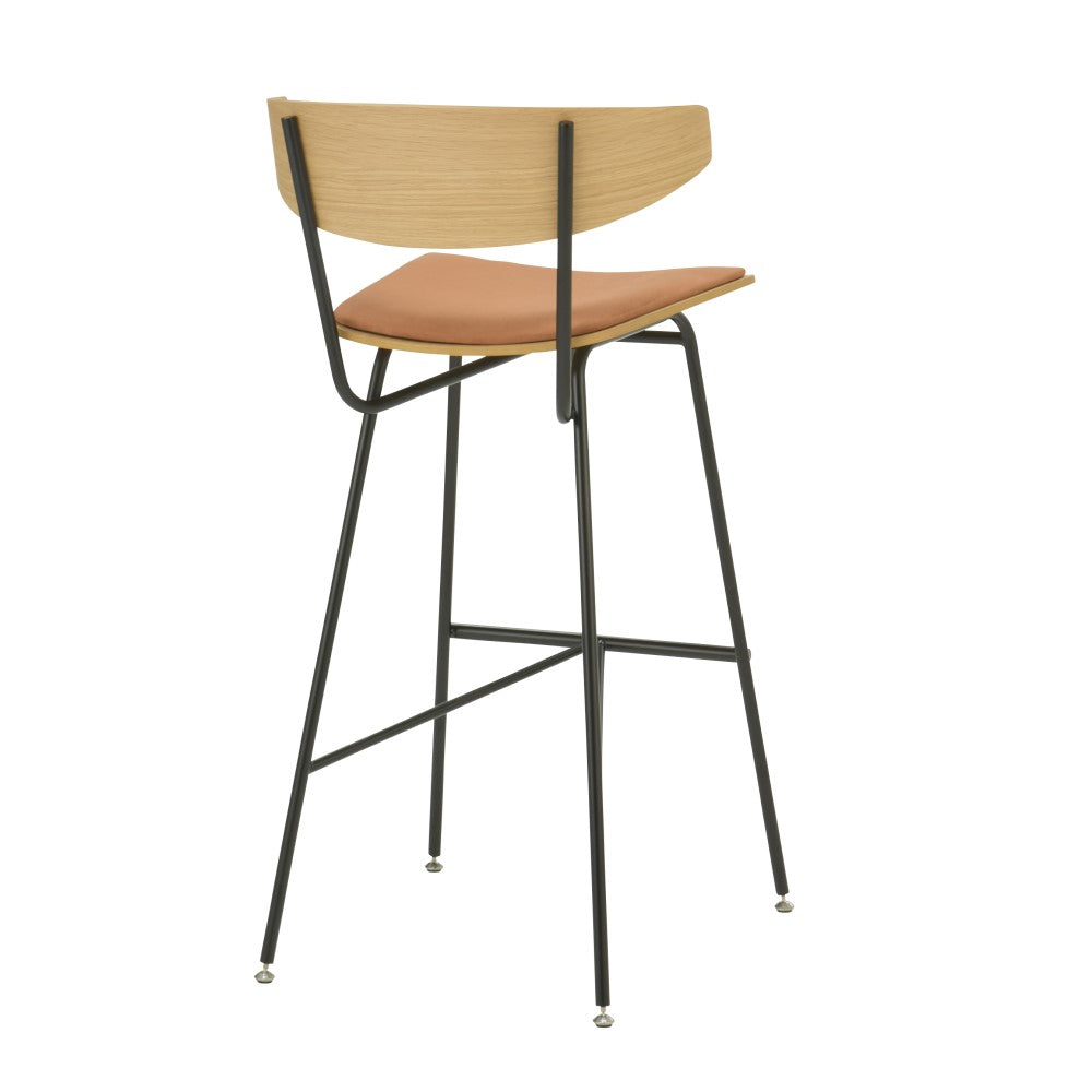 セレン カウンターチェア BK